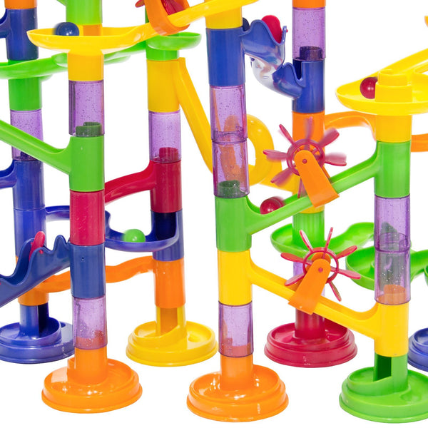 105-Piece Kids Marble Run Coaster Track Toy Set