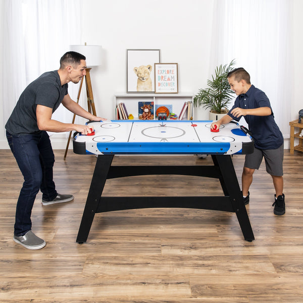 54in Air Hockey Table w/ 2 Puck, 2 Paddles, LED Score Board