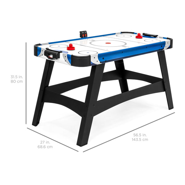 54in Air Hockey Table w/ 2 Puck, 2 Paddles, LED Score Board