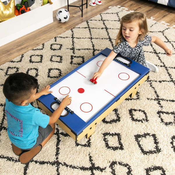 4-in-1 Table Game Set w/ Air Hockey, Table Tennis, Billiards, Foosball