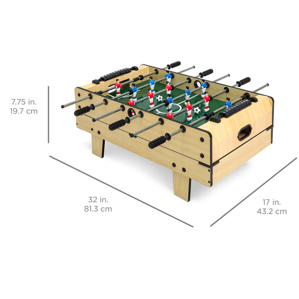 4-in-1 Table Game Set w/ Air Hockey, Table Tennis, Billiards, Foosball