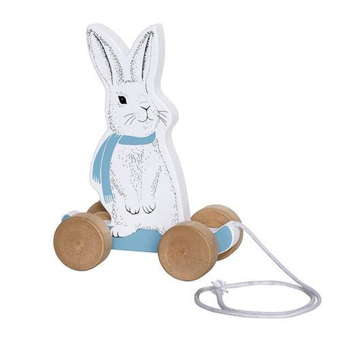 Wooden Pull Along Rabbit